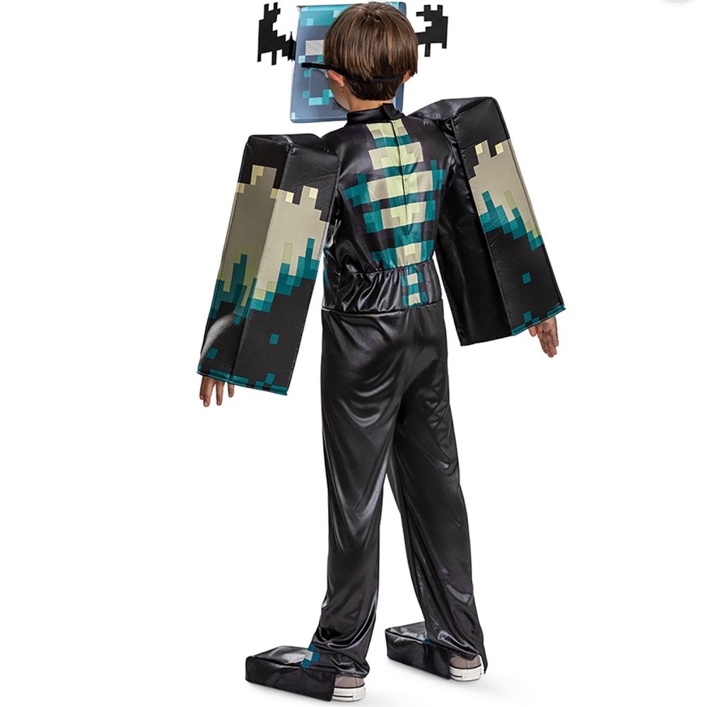NWT Minecraft Warden Kids Deluxe Costume size M